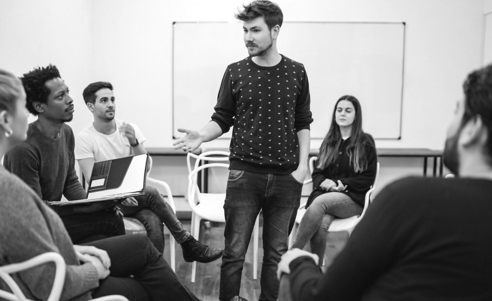 Person reviewing monthly spending categories and financial reports